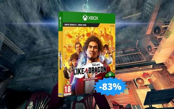 Yakuza Like A Dragon per Xbox: CROLLO del prezzo su Amazon