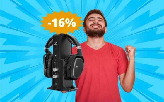 Cuffie Sennheiser RS 195-U: SUPER sconto del 16% su Amazon