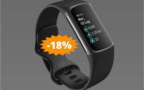 Fitbit Charge 5: SUPER sconto del 18% su Amazon