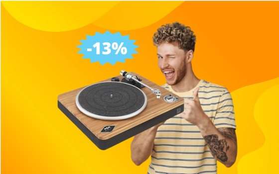 Giradischi House of Marley: SUPER sconto del 13% su Amazon