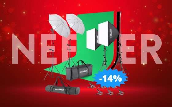 Kit fotografico NEEWER: SUPER sconto del 14% su Amazon