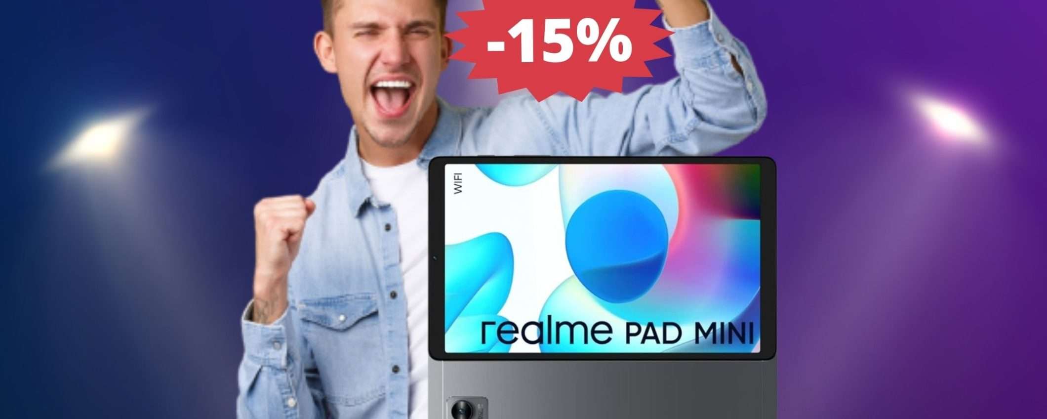 Realme Pad mini: sconto IRRESISTIBILE del 15% su Amazon