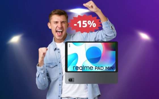 Realme Pad mini: sconto IRRESISTIBILE del 15% su Amazon