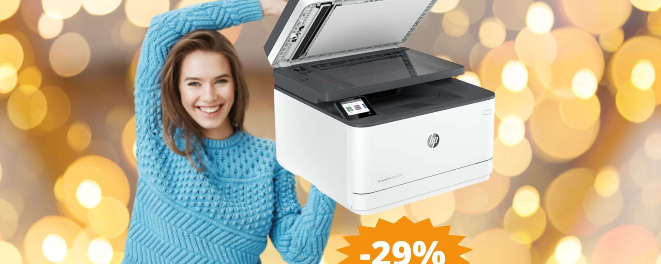 Stampante HP LaserJet Pro: un AFFARE a questo prezzo (-29%)