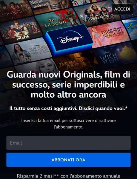 disney plus abbonati