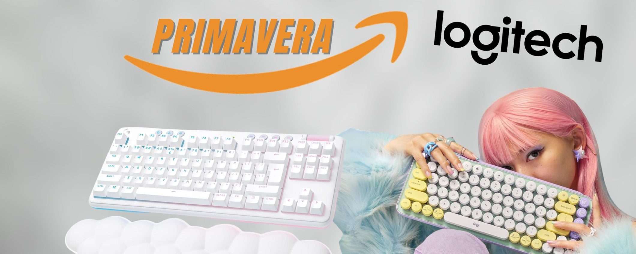 Tastiere Logitech in super sconto per la Festa delle Offerte di Primavera di Amazon