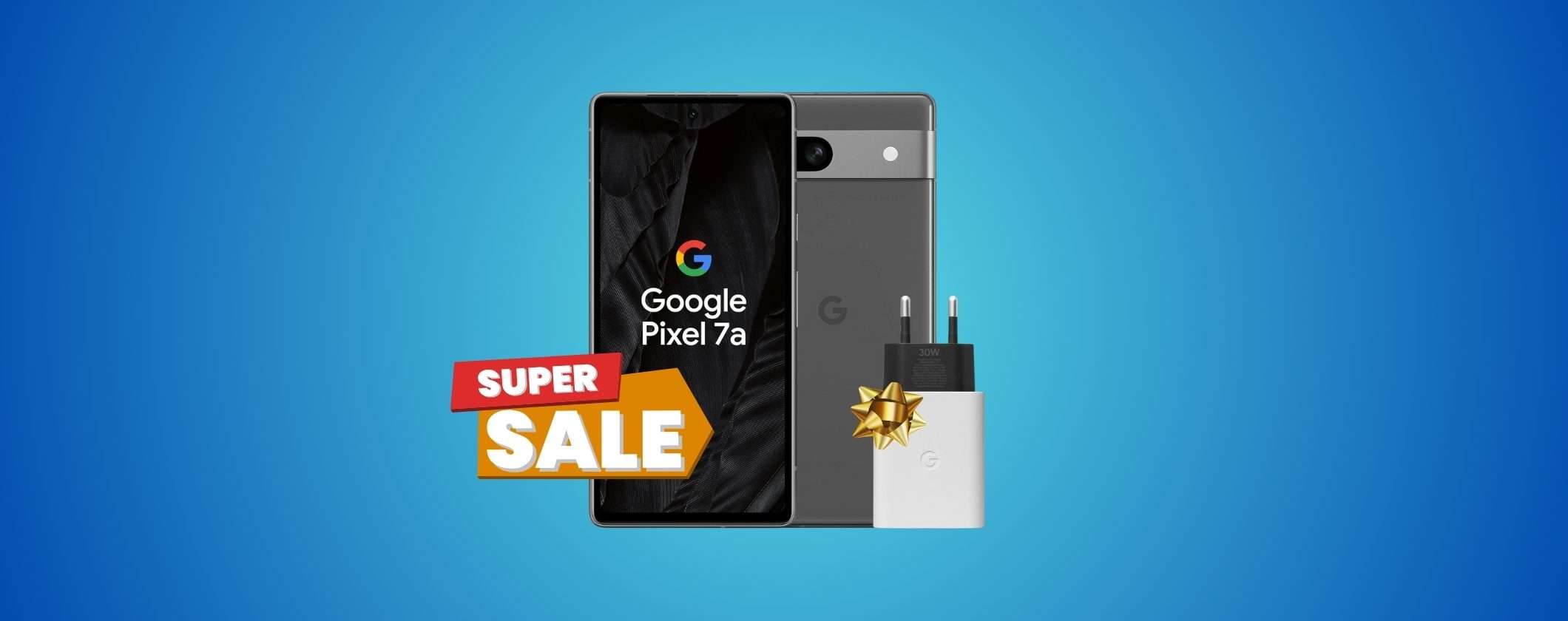 Google Pixel 7a + Caricatore: prezzo da SBALLO alla Festa Offerte Primavera Amazon