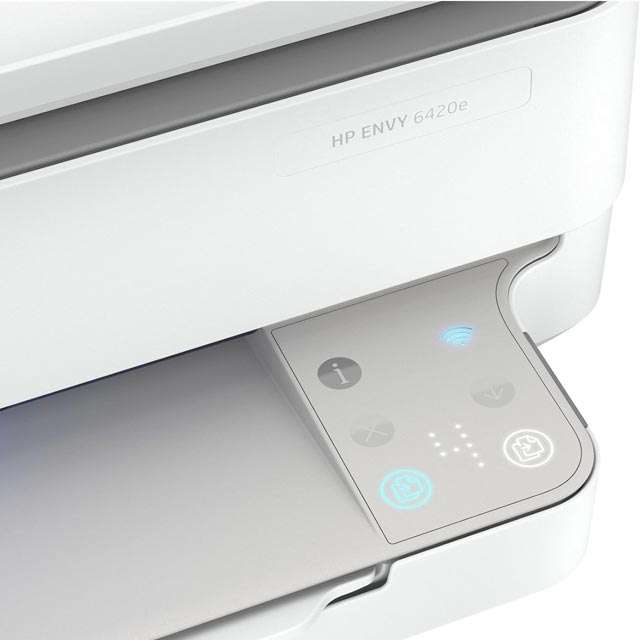 Un dettaglio della stampante HP Envy 6420e