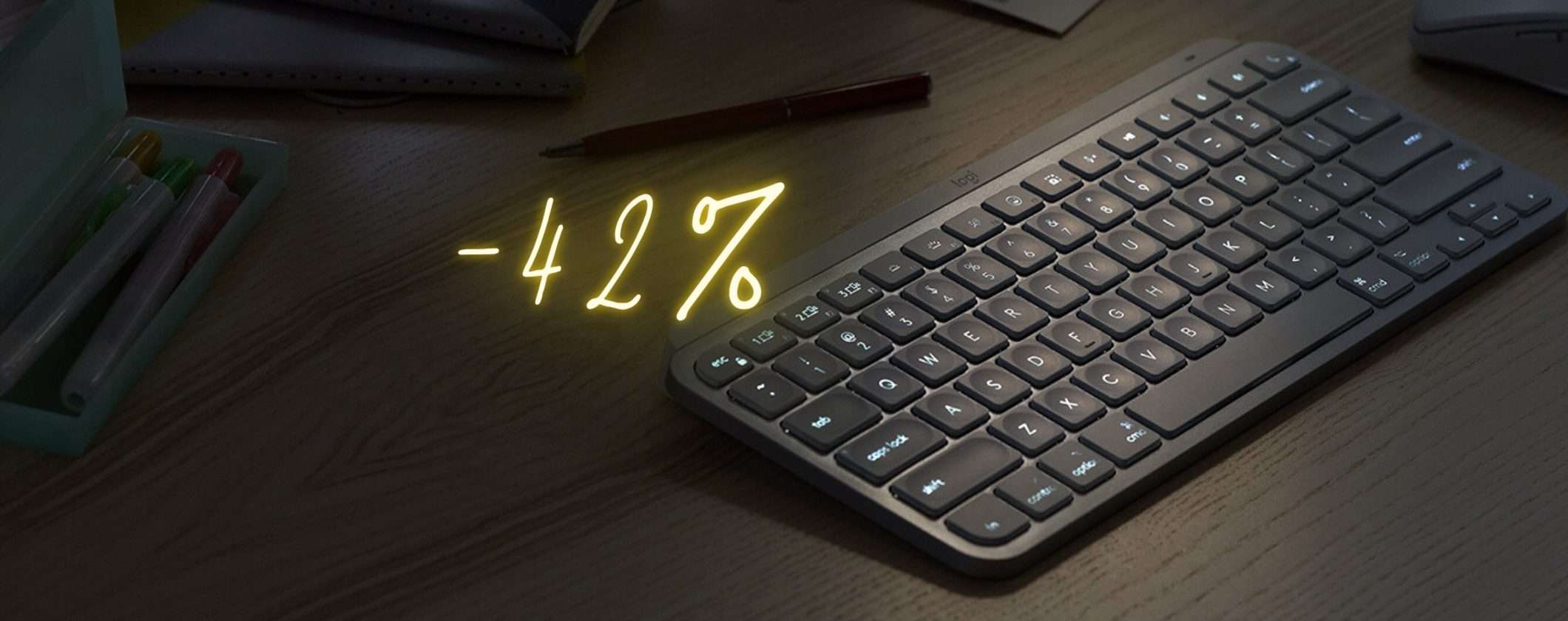 Logitech MX Keys Mini: la tastiera PAZZESCA al 42% di SCONTO