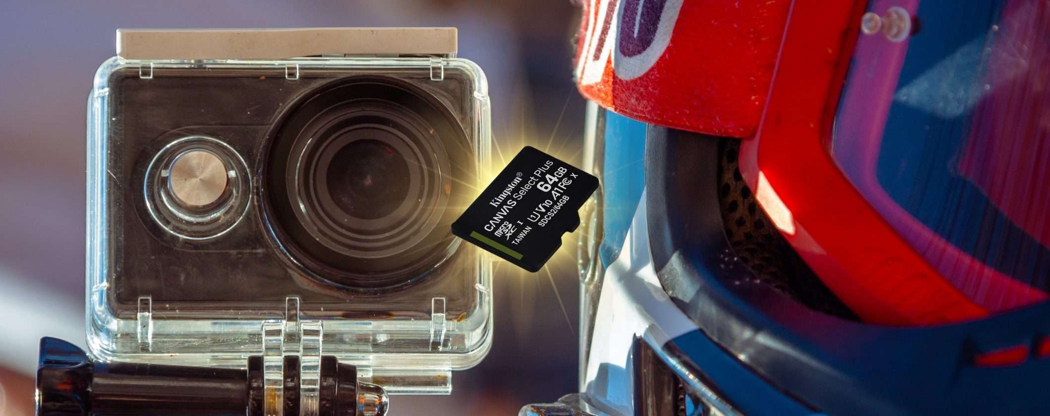 MicroSD Kingston 64GB: registra le tue uscite in moto (-40%)