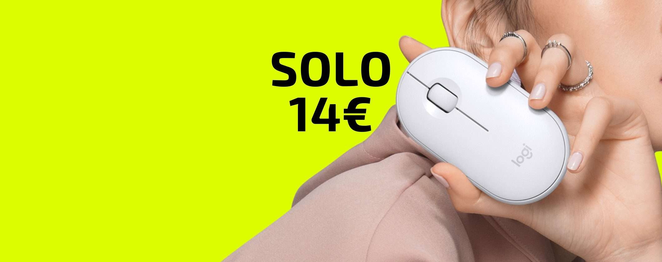 Mouse Wireless Logitech Pebble: il SOTTILISSIMO a 14€