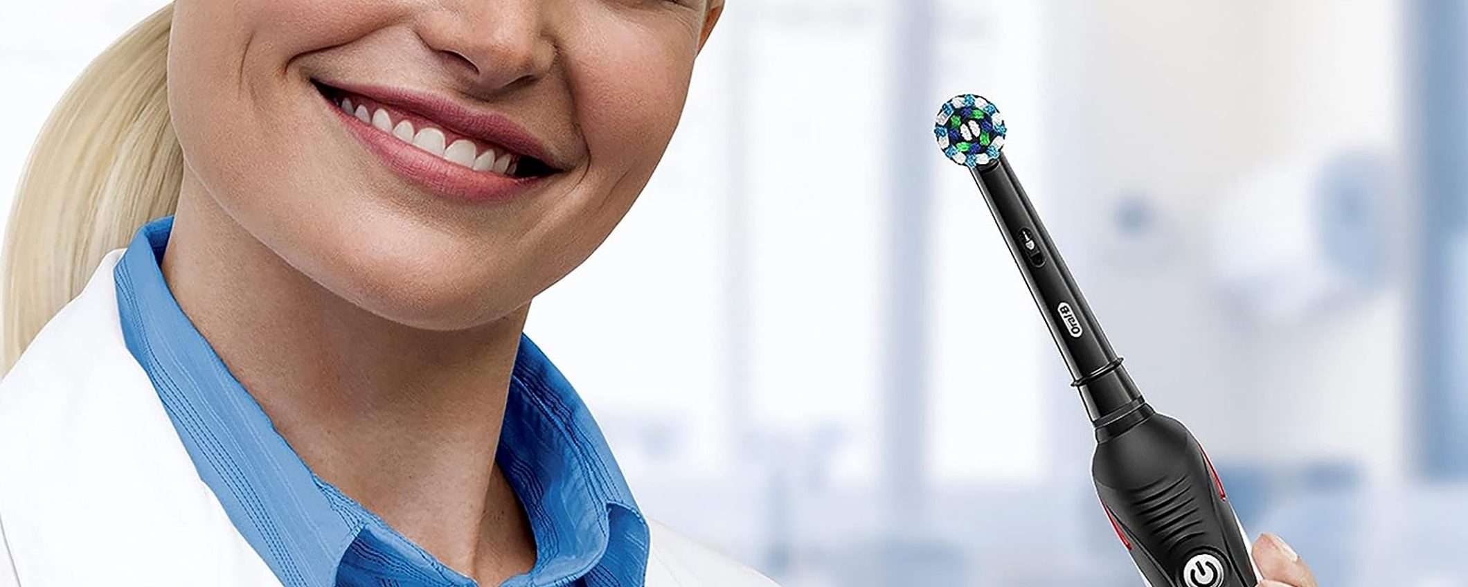 Lo spazzolino elettrico Oral-B quasi a METÀ PREZZO su Amazon