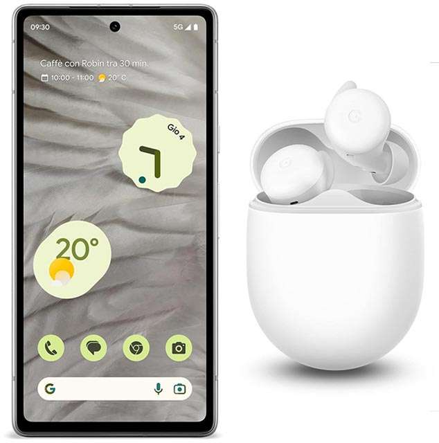 Pixel 7a e Pixel Buds A-Series, insieme nel bundle di Google