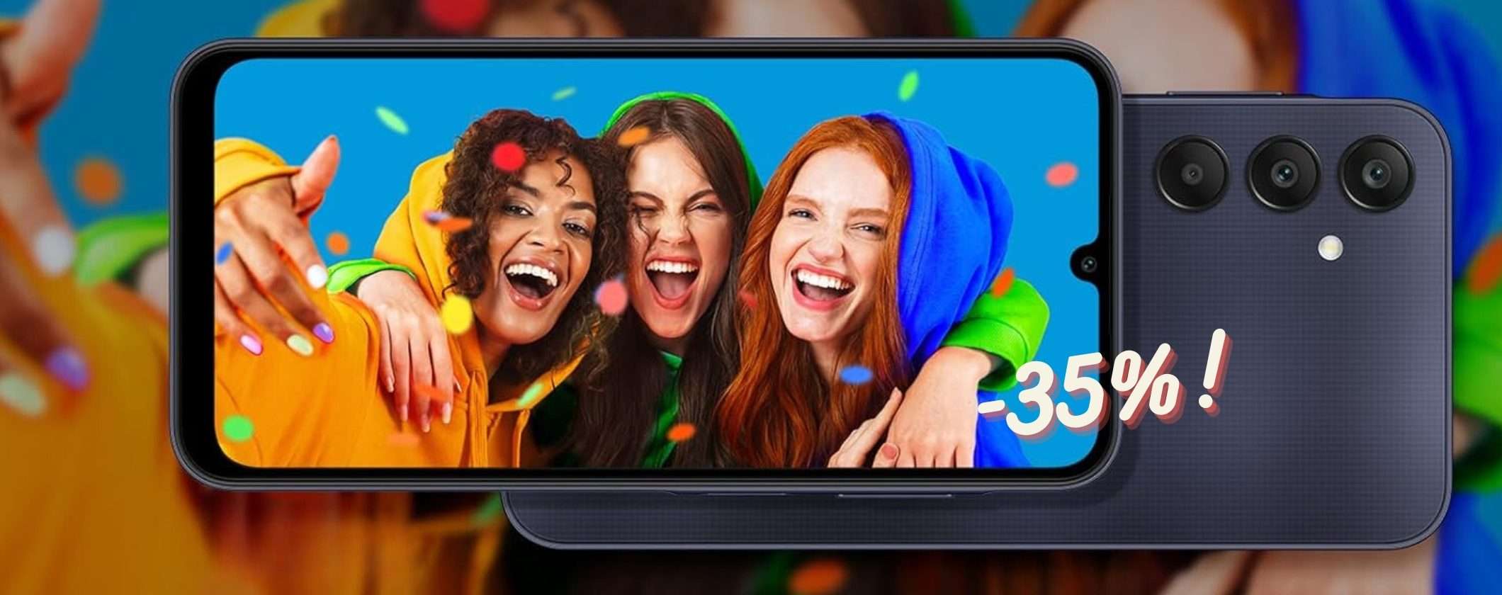 Samsung Galaxy A25: già in SUPER SCONTO su Amazon (-35%)