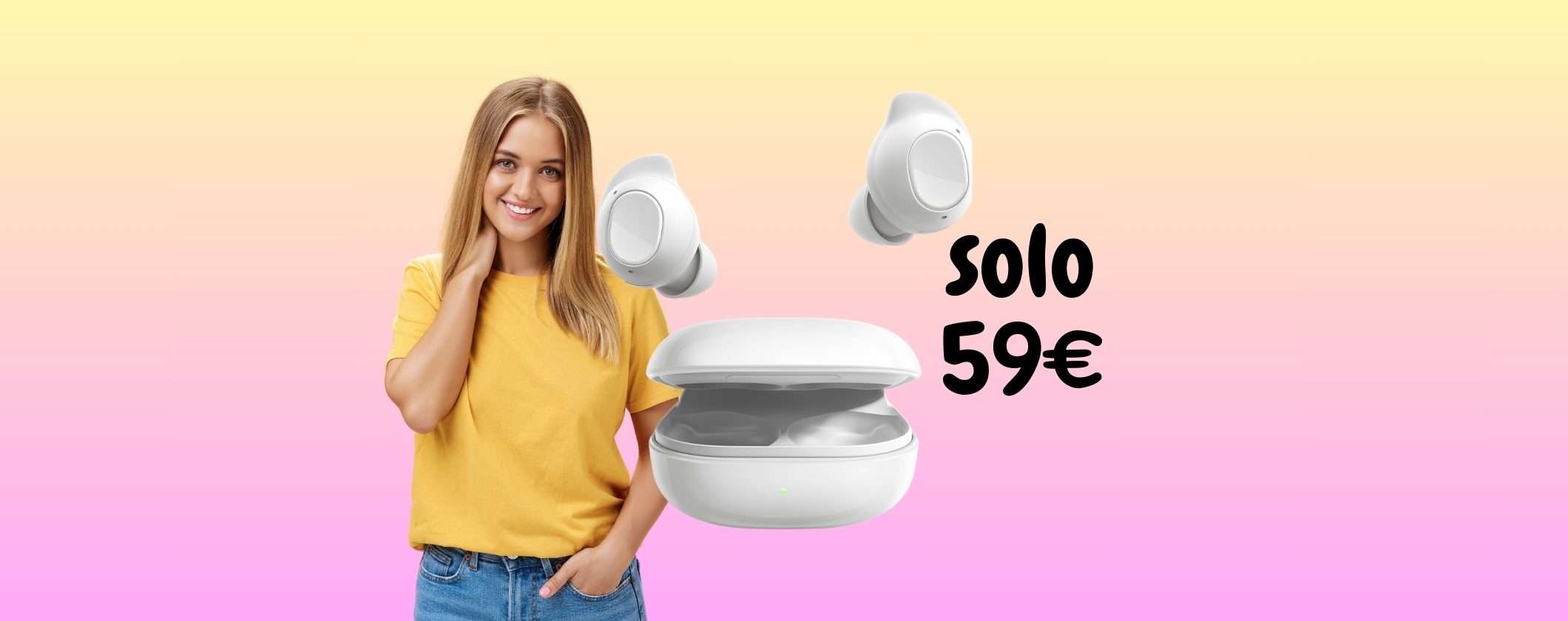 Samsung Galaxy Buds FE: solo 59€ alla Festa delle Offerte di Primavera Amazon