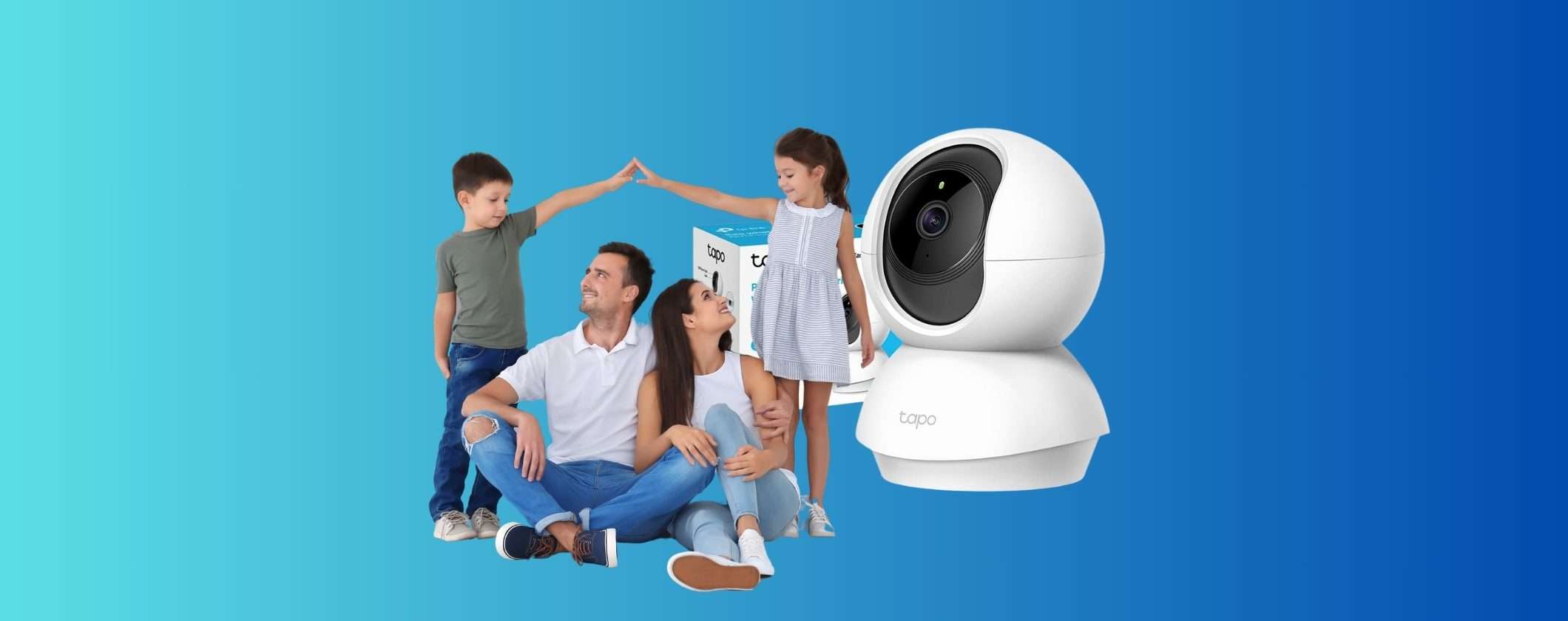 Telecamera WiFi Interno Tapo a soli 24€ su Amazon