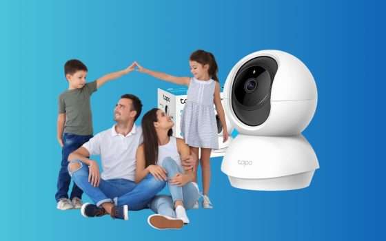 Telecamera WiFi Interno Tapo a soli 24€ su Amazon