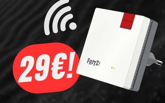 Wi-Fi in tutta la casa a soli 29€: il RIPETITORE di FRITZ! crolla del 40%!