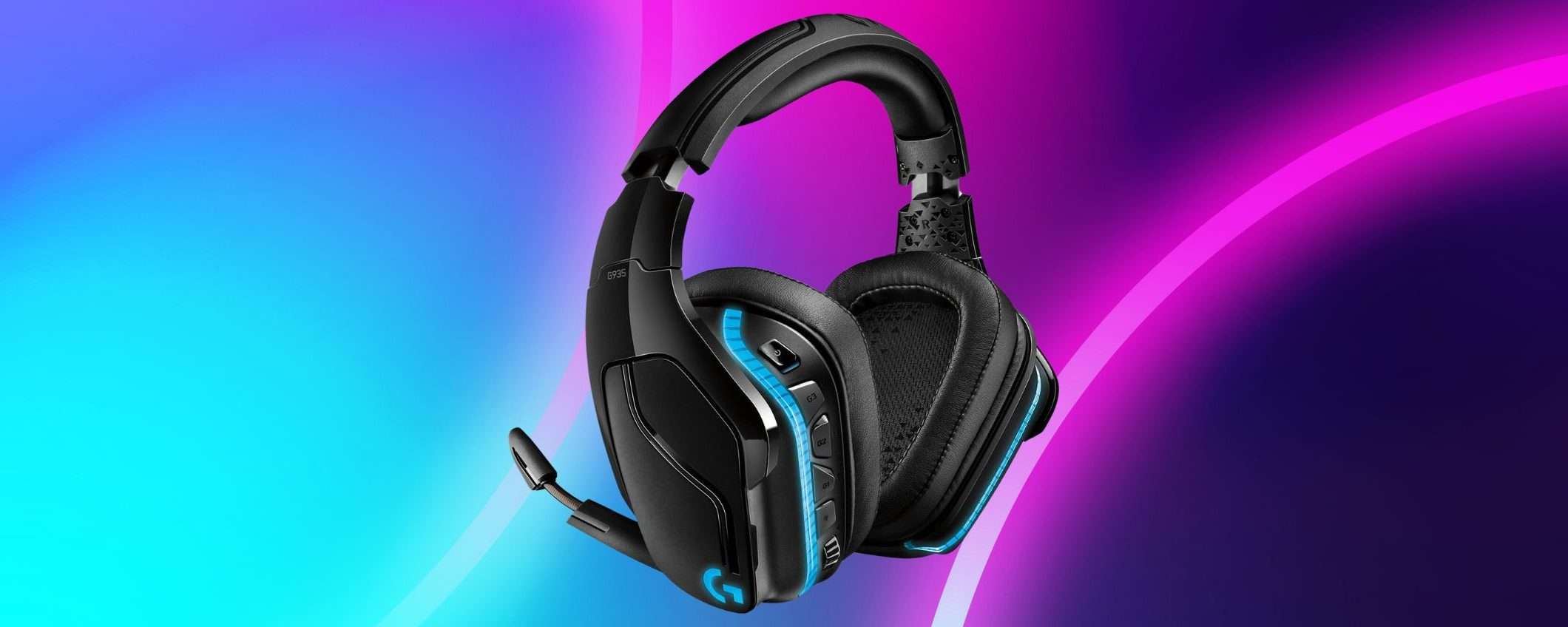 Logitech G935: ottime cuffie da gioco in SCONTO per la Gaming Week (-26%)