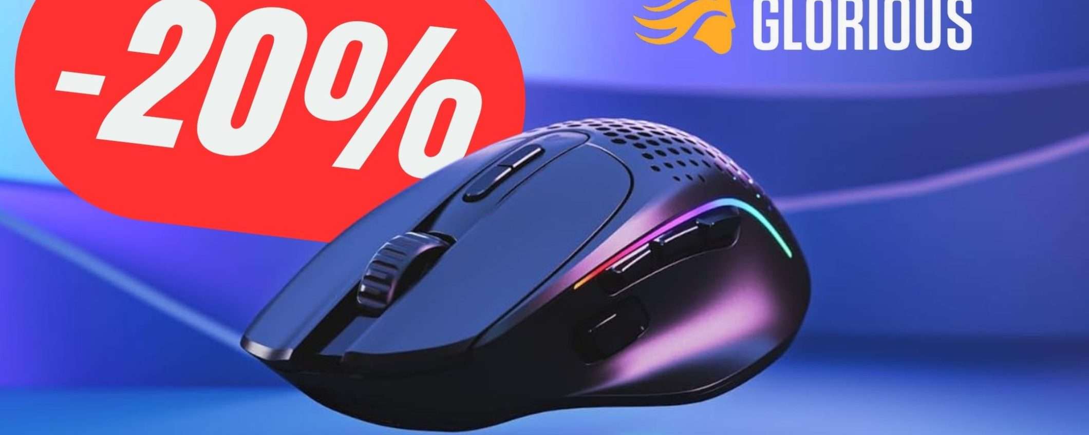 Ultra-Leggero e Wireless: il MOUSE Glorious CROLLA DI PREZZO!