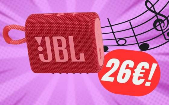 -40% per l'iconica MINI-CASSA Bluetooth di JBL!