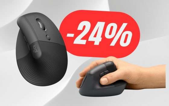 Il polso non ti farà più male con il MOUSE VERTICALE di Logitech!