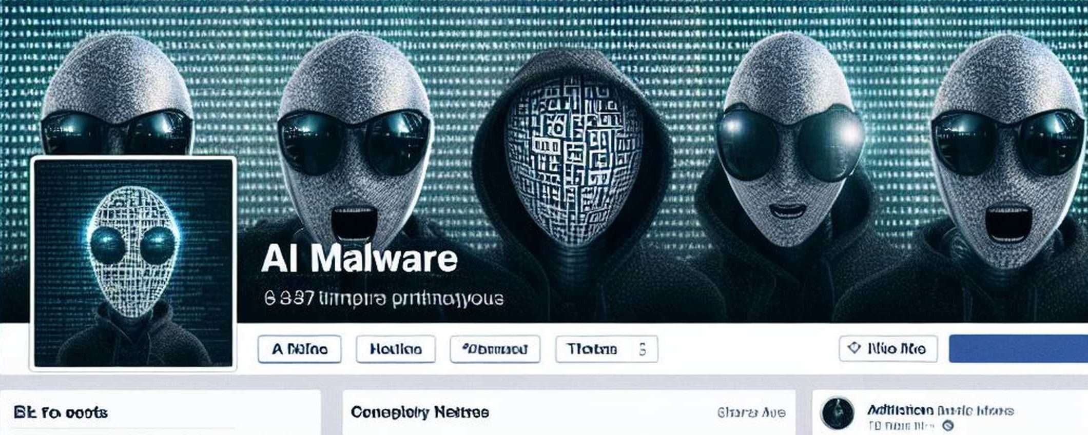 Malware diffuso con pagine Facebook per servizi IA