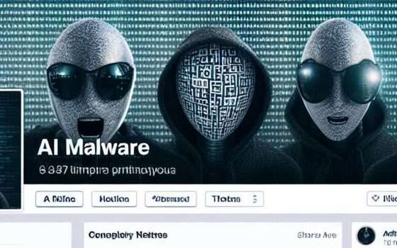 Malware diffuso con pagine Facebook per servizi IA