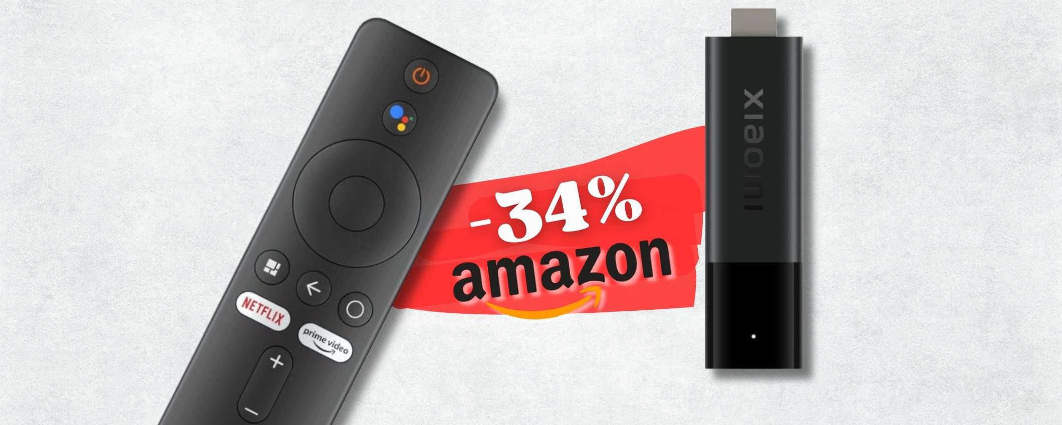 IPER sconto per la Xiaomi TV Stick: televisore SMART in un tocco