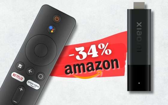 IPER sconto per la Xiaomi TV Stick: televisore SMART in un tocco