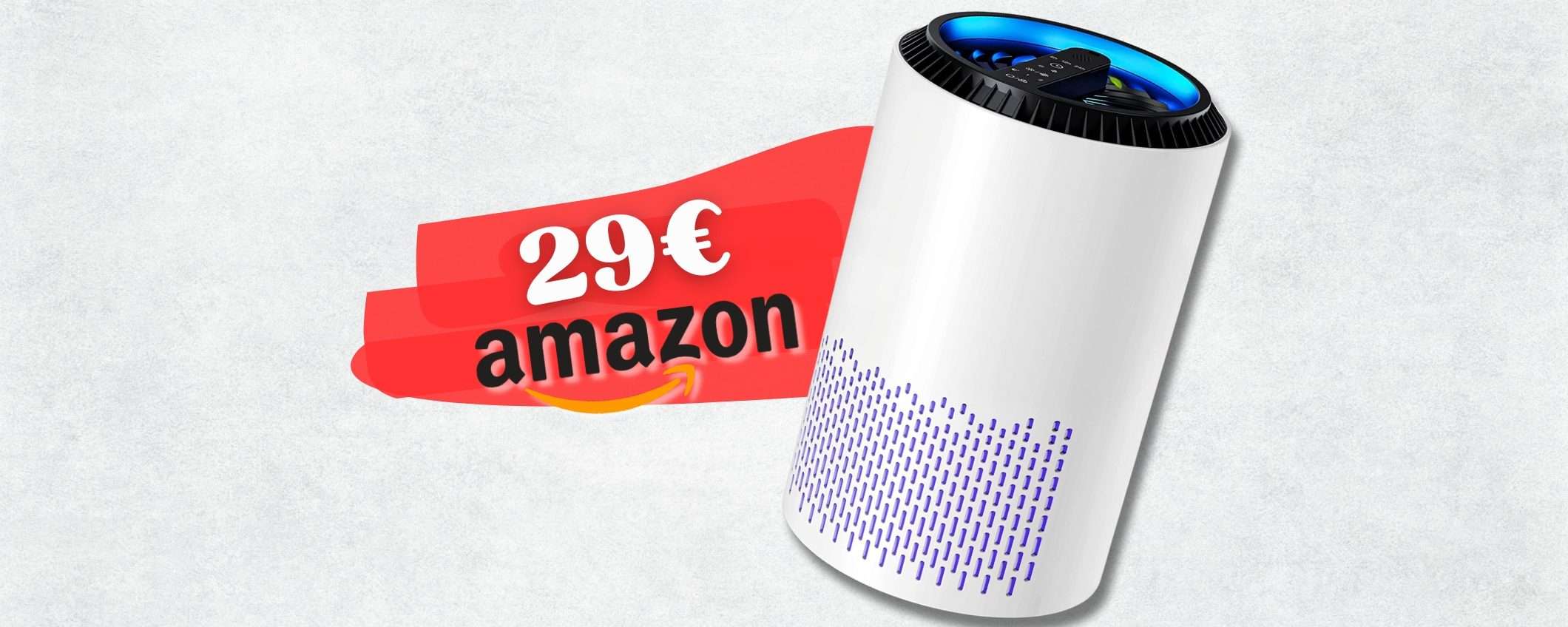 Purificatore ARIA stanza e salotto: ADDIO allergie con appena 29€