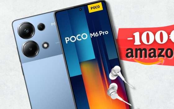 512GB e potenza INFINITA su POCO M6 Pro, smartphone BESTIA e sconto 100€