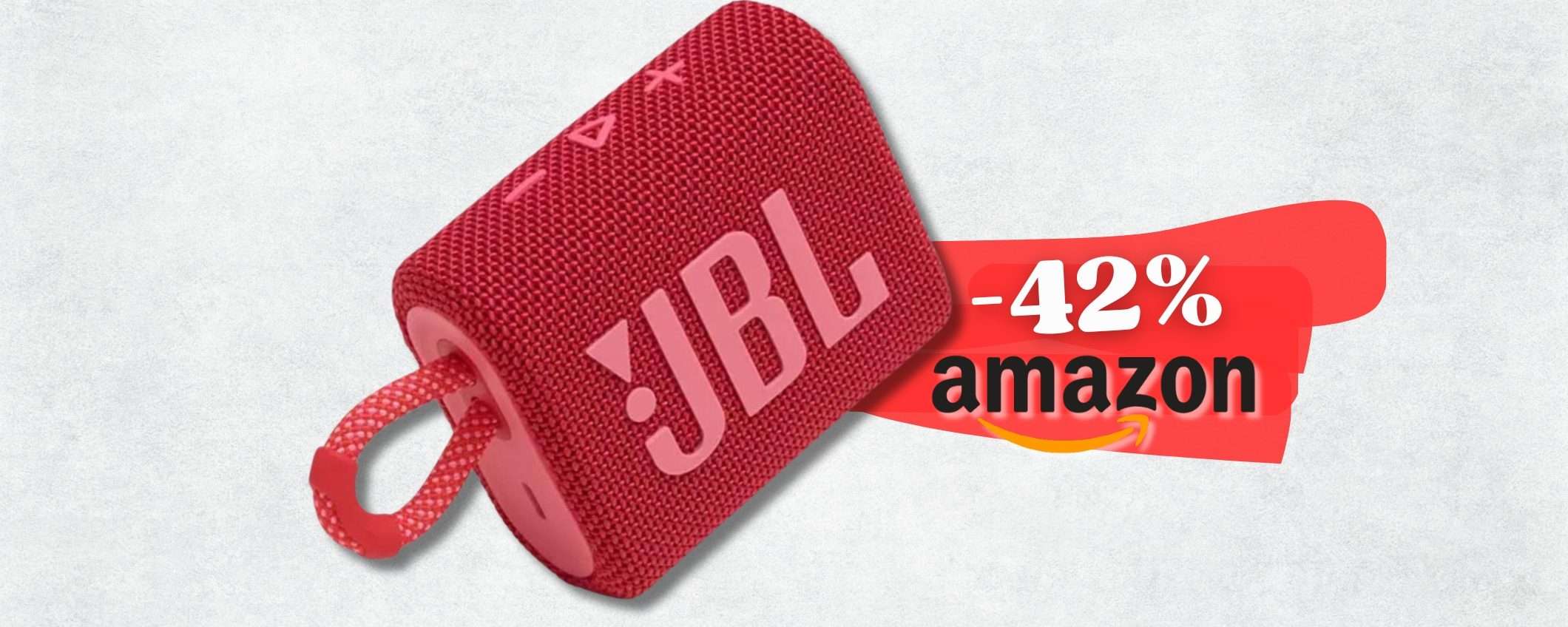 Suona FORTE ma sta nel palmo di una mano: JBL GO 3 regina dell'estate