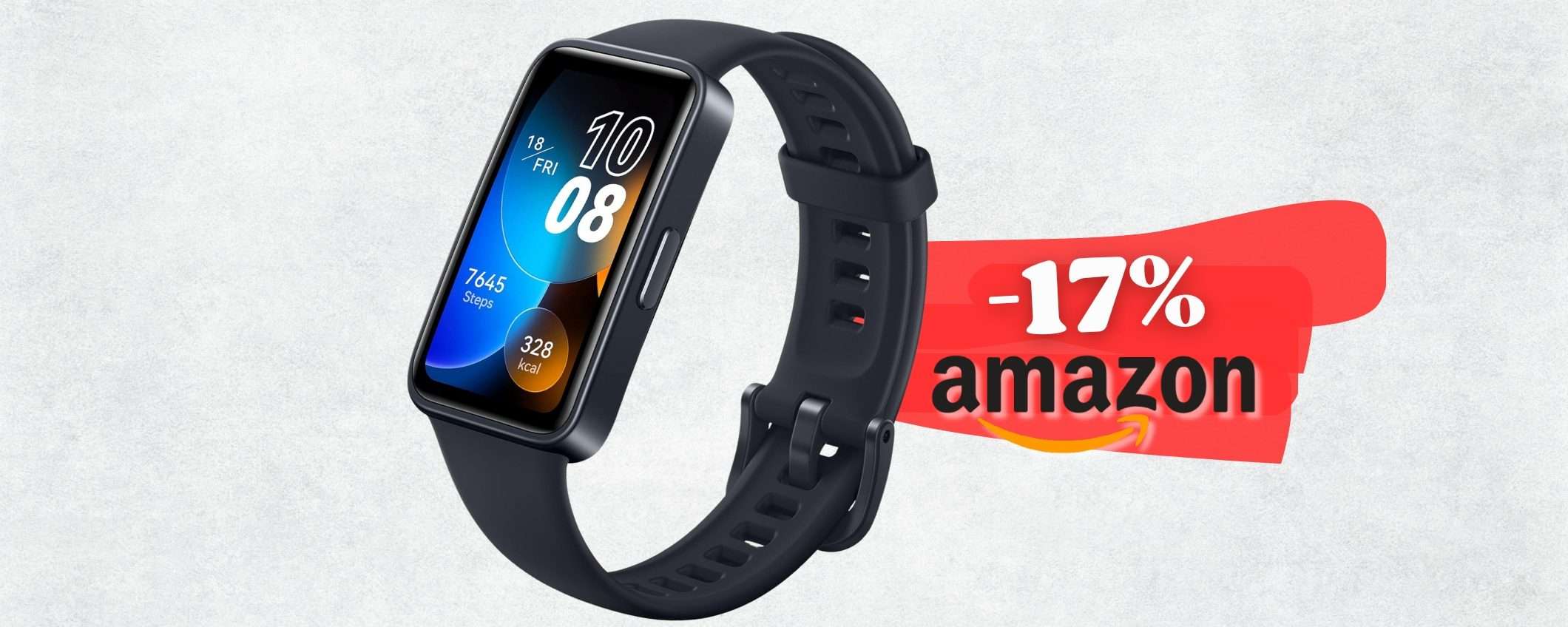 Salute e sport con display AMOLED al tuo polso: HUAWEI Band 8 (-17%)