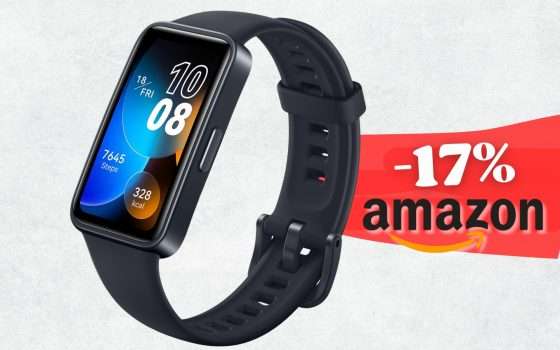 Salute e sport con display AMOLED al tuo polso: HUAWEI Band 8 (-17%)