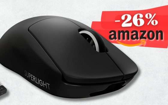 Logitech G PRO X SUPERLIGHT è il mouse wireless con 25K DPI per gaming