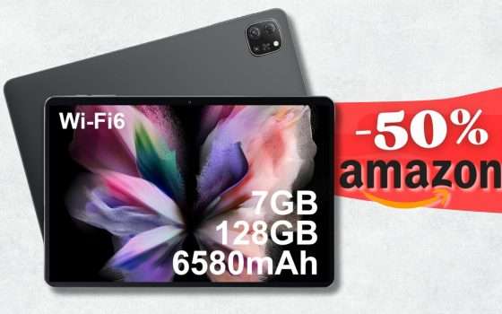 TORNA il bestiale Tablet 7GB/128GB Android con cui fare di tutto (50%)