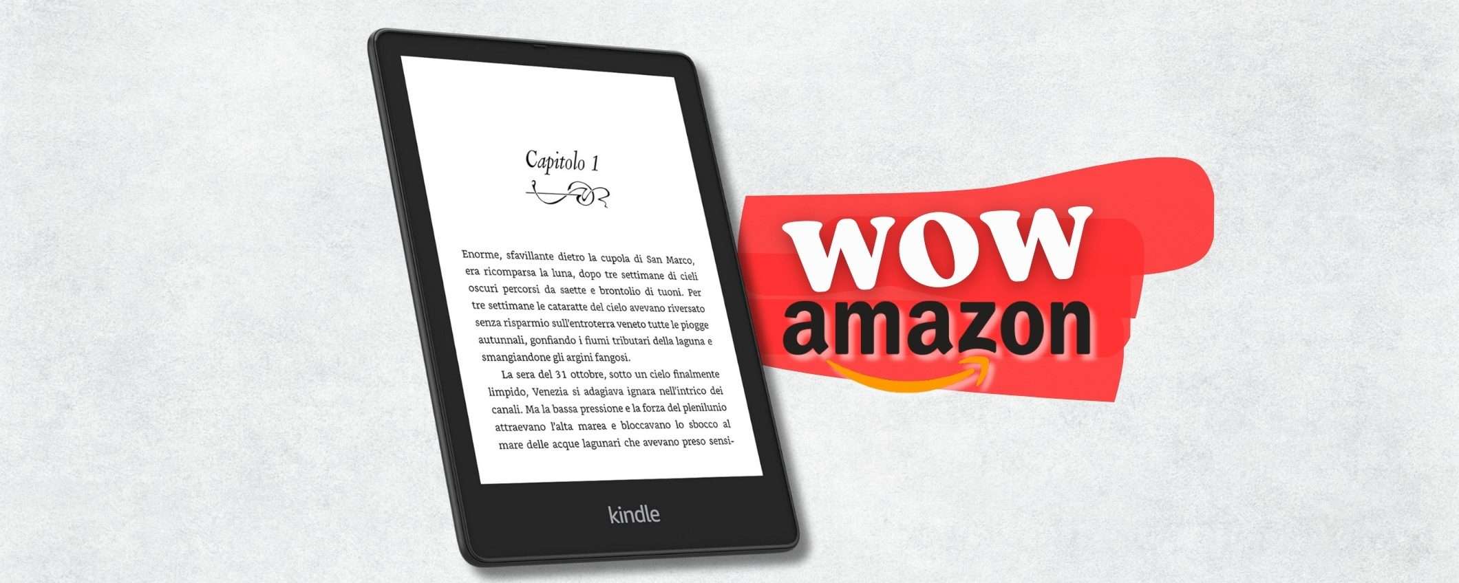 Kindle Paperwhite Signature Edition per 32GB di spazio e ricarica wireless