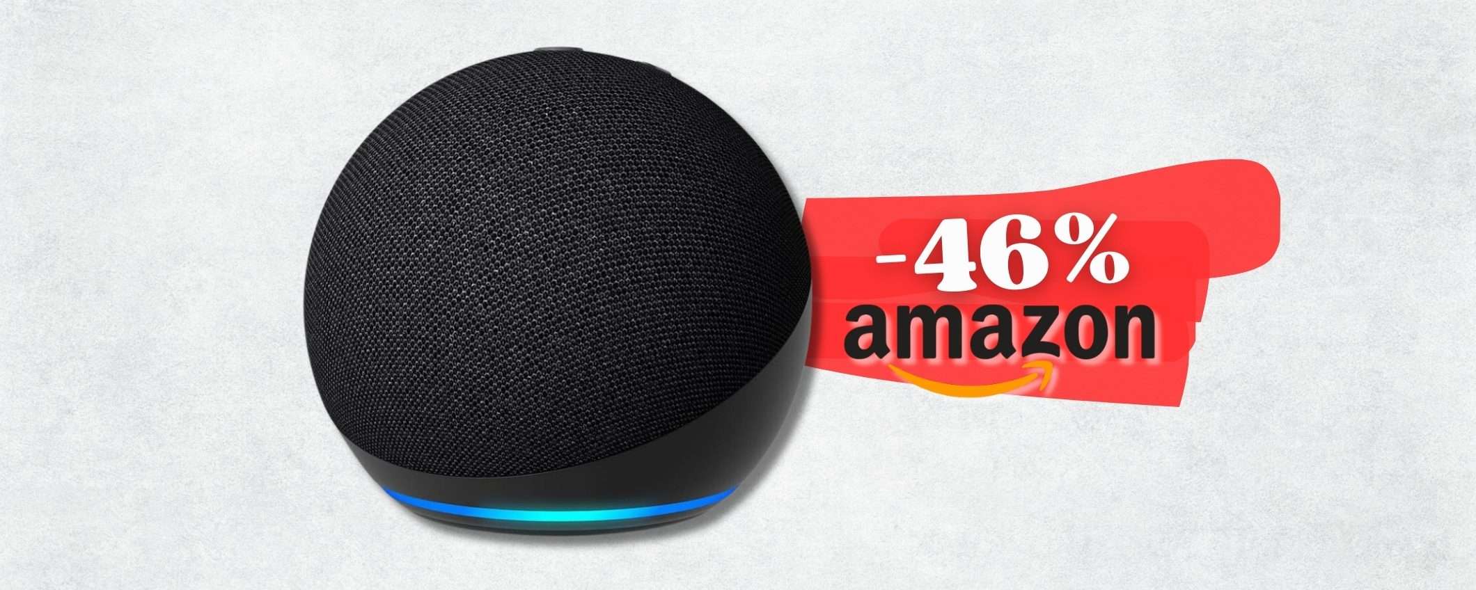 FUORI TUTTO per Echo Dot di 5ª generazione: tuo a metà prezzo per oggi