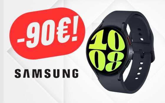 Con questo SCONTO risparmierai 90€ sullo Smartwatch SAMSUNG