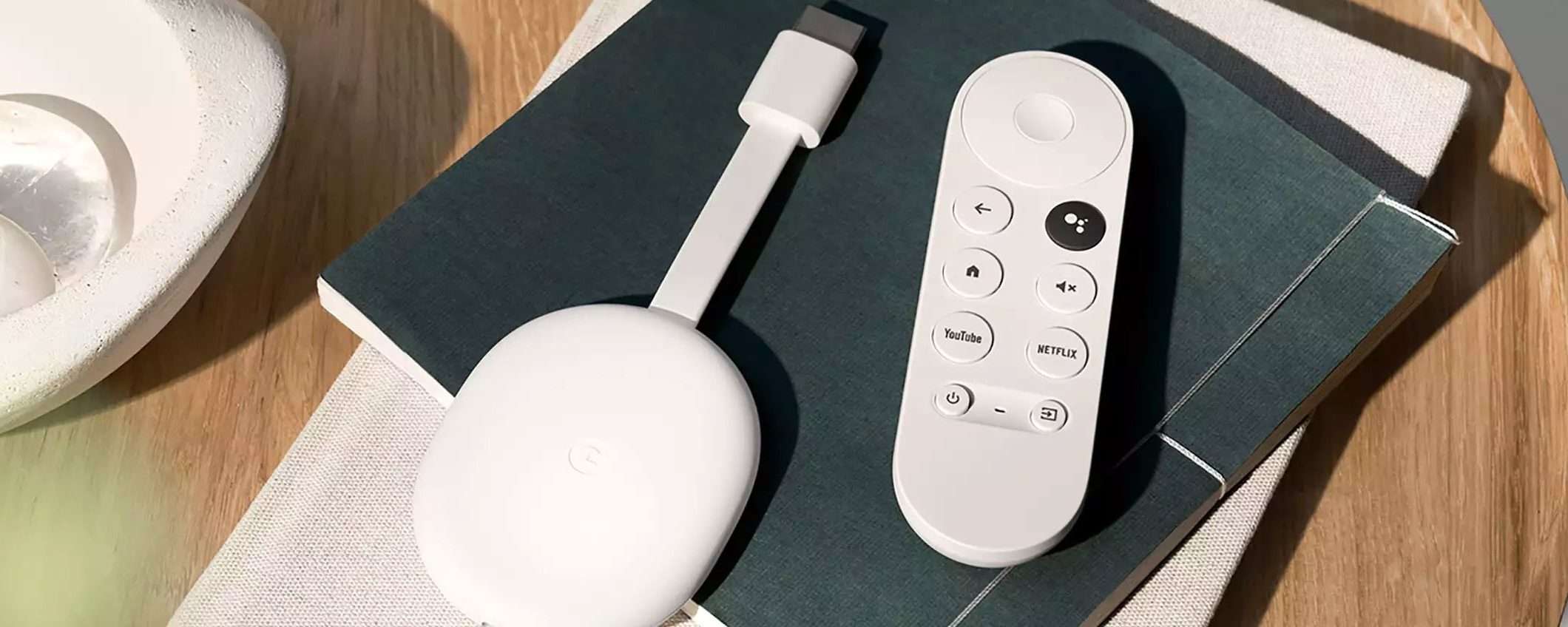 Chromecast con Google TV (4K): Amazon taglia il prezzo