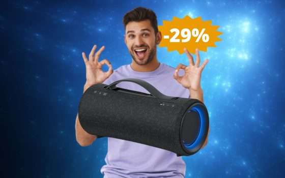 Sony SRS-XG300: sconto IMPERDIBILE del 29% su Amazon