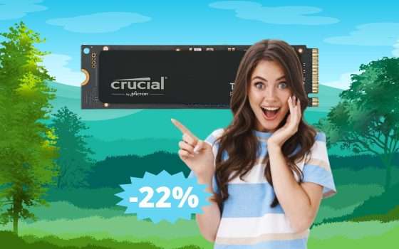 Crucial T700 da 1TB: IMBATTIBILE a questo prezzo (-22%)