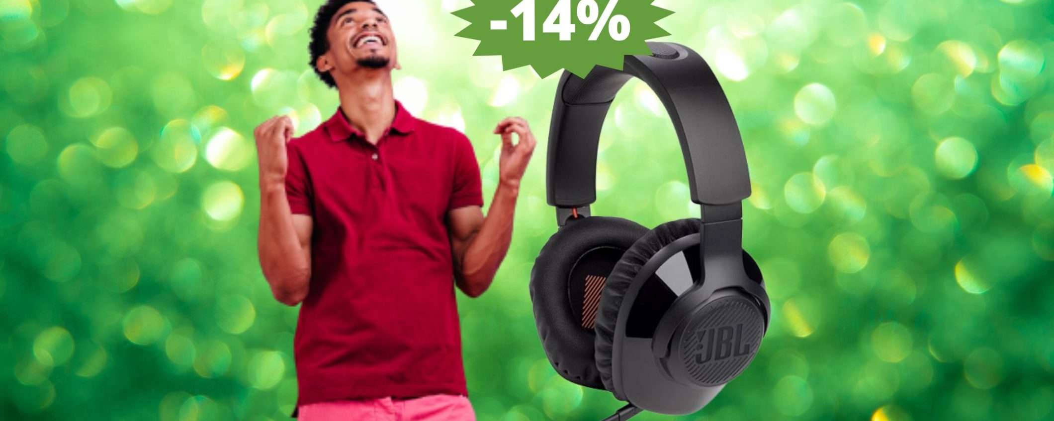 JBL Quantum 350: sconto IRRESISTIBILE del 14% su Amazon