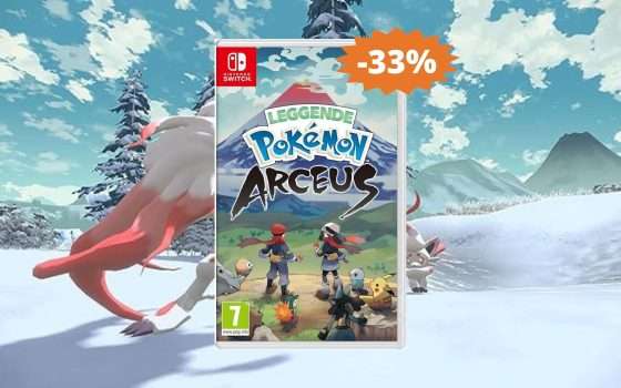 Leggende Pokémon Arceus: un'AVVENTURA da non perdere (-33%)