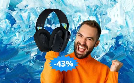 Logitech G G435 LIGHTSPEED: sconto IMPERDIBILE del 43%