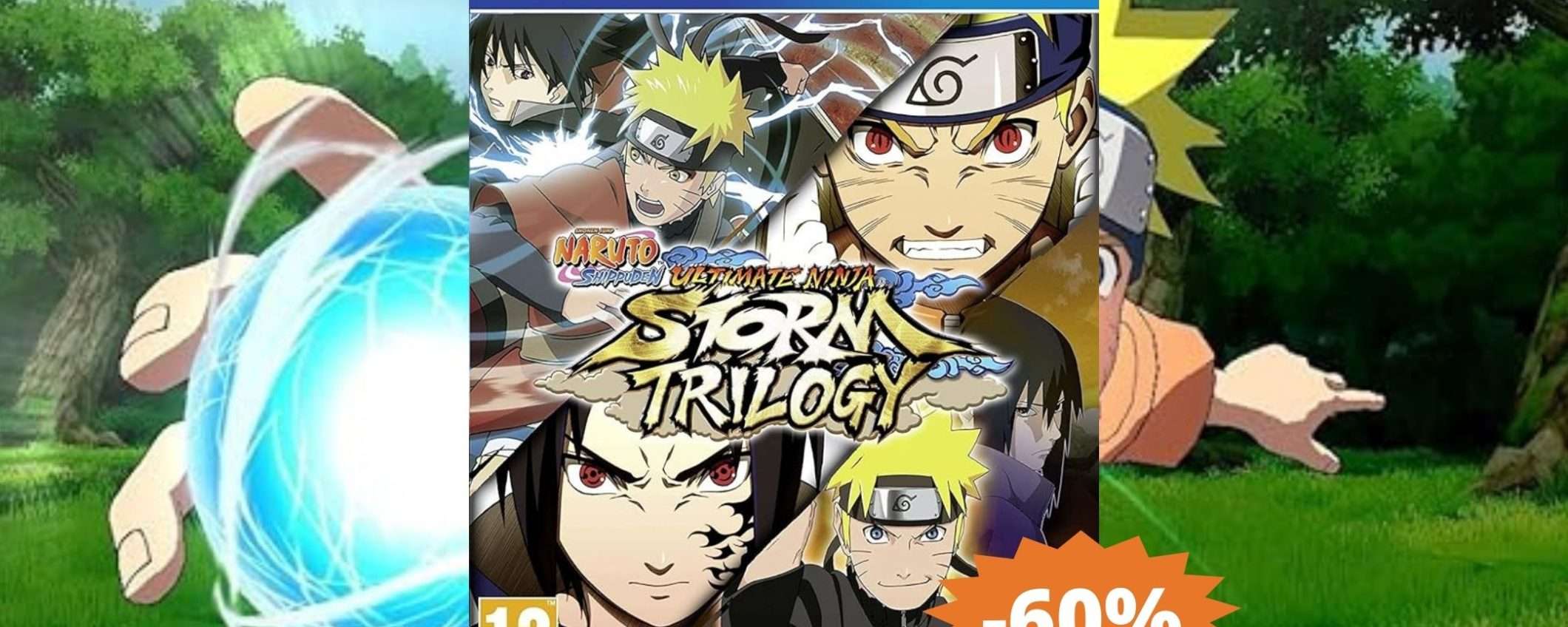 Naruto Shippuden Trilogy per PS4: sconto FOLLE del 60%