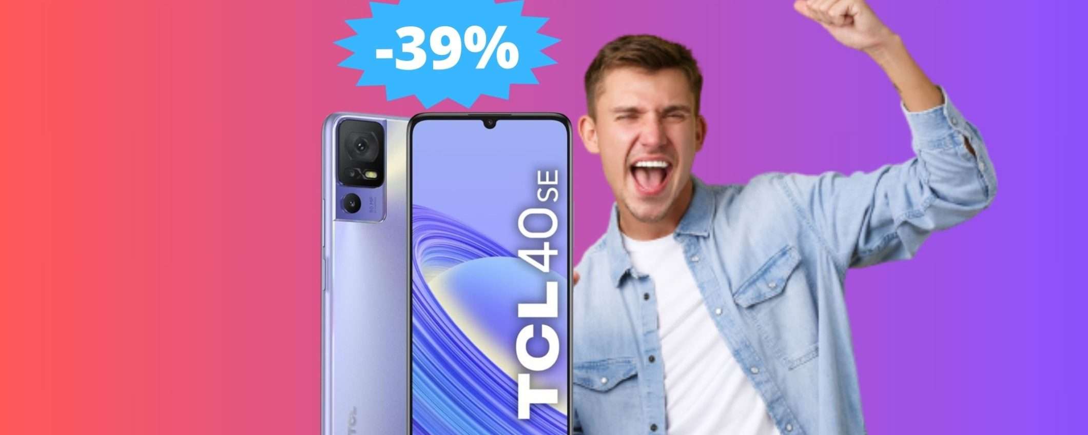 TCL 40SE: sconto ESCLUSIVO su Amazon del 39%