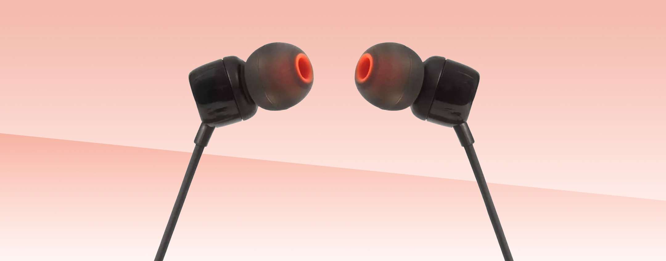 Le cuffie in-ear JBL T110 a 4,99 euro sono un AFFARE