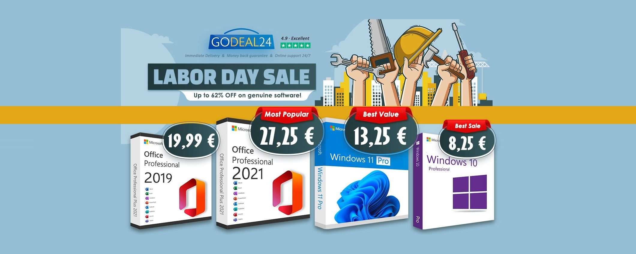 Aggiorna il tuo PC! Office 2021 Pro a vita a soli 27,25€ per la festa del lavoro